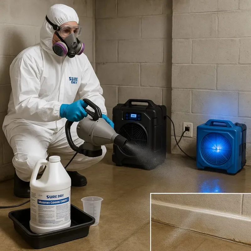 Sanitization and Odor Removal process in Brooklet, GA