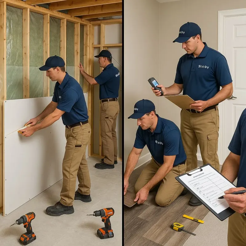 Repairs and Reconstruction process in Brooklet, GA